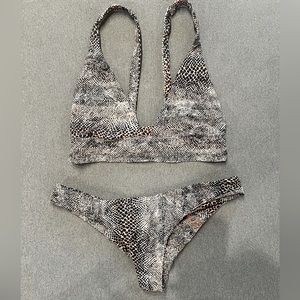 B O Y S + A R R O W S cheetah/leopard print swimsuit